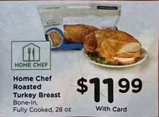 Roasted Turkey Breast, Bone-In, Fully Cooked
