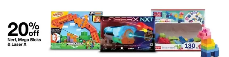 Nert, Mega Bloks & Laser X