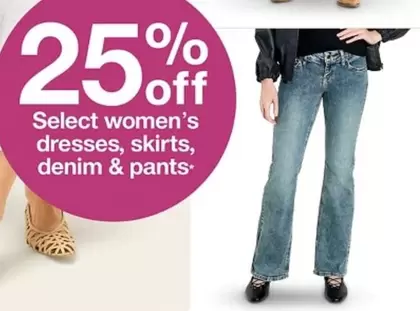 women's dresses, skirts, denim & pants