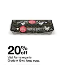 organic Grade A large eggs