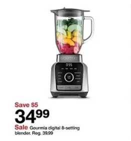 digital 8-setting blender