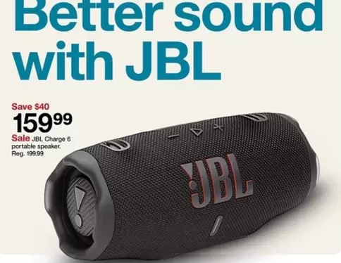 Charge 6 portable speaker