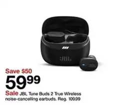 Tune Buds 2 True Wireless noise-cancelling earbuds