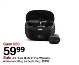 Tune Buds 2 True Wireless noise-cancelling earbuds