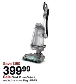 Shark - PowerDetect corded vacuum