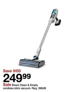 Shark -  Clean & Empty cordless stick vacuum