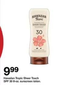 Sheer Touch SPF 30 8-oz. sunscreen lotion