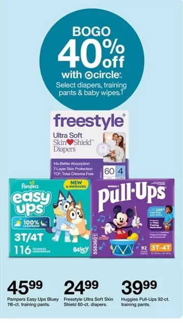 Pampers - Select Diapers, Training Pants & Baby Wipes