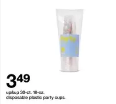 Plastic - 30-ct. 18-oz. disposable plastic party cups