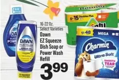 dawn - EZ Squeeze Dish Soap or Power Wash Refill