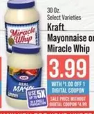 Kraft - Mayonnaise or Miracle Whip