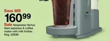 Vertuo Next Espresso & Coffee Maker with Milk Frother