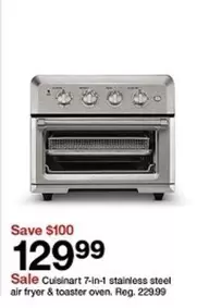 Cuisinart - 7-in-1 stainless steel air fryer & toaster oven