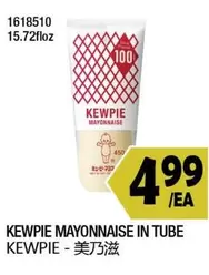 1618510 MAYONNAISE IN TUBE