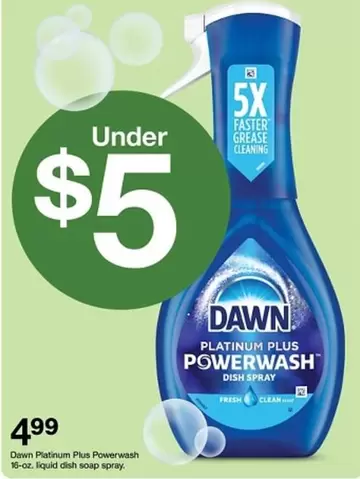 dawn - Platinum Plus Powerwash Dish Spray