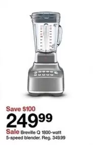 Q 1800-watt 5-speed blender