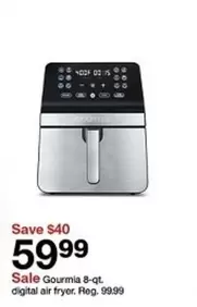 8-qt. digital air fryer