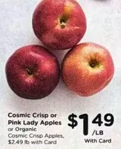 Lady - Cosmic Crisp or Pink  Apples