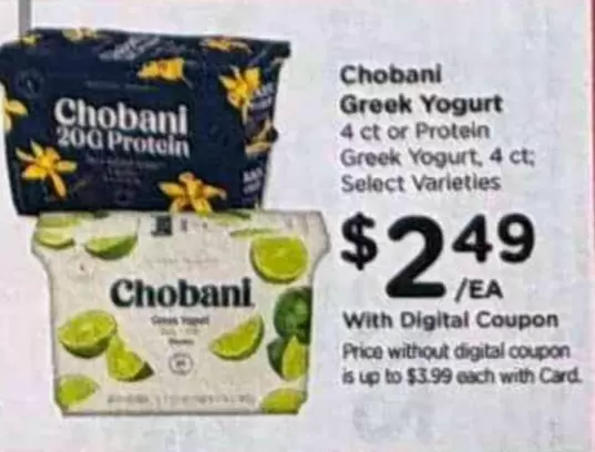 Chobani - Greek Yogurt