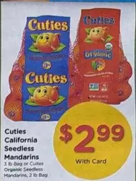 Cuties - California Seedless Mandarins