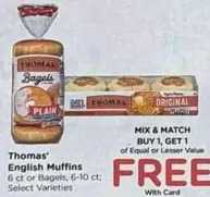 Thomas - English Muffins or Bagels