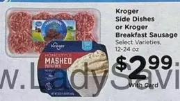 Side Dishes or Breakfast Sausage