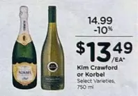 Kim Crawford or Korbel