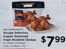 Classic Seasoned Fresh Roasted Chicken