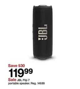 Flip 7 portable speaker