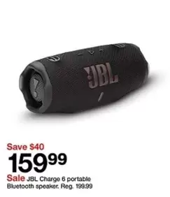 Charge 6 portable Bluetooth speaker