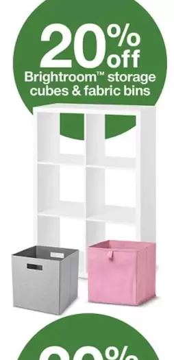 storage cubes & fabric bins