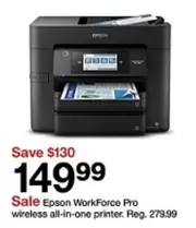 Epson - WorkForce Pro wireless all-in-one printer