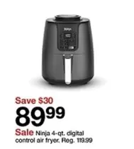 Ninja - 4-qt. digital control air fryer
