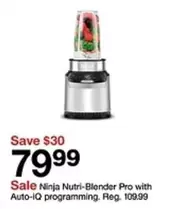 Ninja - Nutri-Blender Pro with Auto-IQ programming