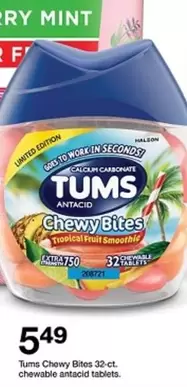 Tums - Chewy Bites Tropical Fruit Smoothie