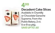 Decadent Cake Slices