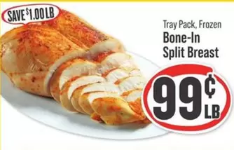 Frozen - Bone-In Split Breast