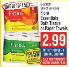fiora - Bath Tissue or Paper Towels