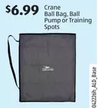 Ball Bag, Ball Pump or Training Spots