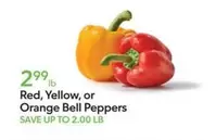 Red, Yellow, or Orange Bell Peppers