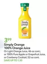Simply Orange - Orange Juice