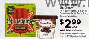 Häagen-Dazs - Ice Cream or Fruit Bars