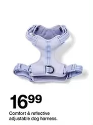 Comfort & reflective adjustable dog harness