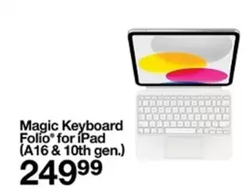 Apple - Magic Keyboard Folio for iPad (A16 & 10th gen.)