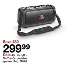 PartyBox On-The-Go portable speaker