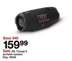 Charge 6 portable speaker