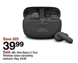 Vibe Beam 2 True Wireless noise-cancelling earbuds