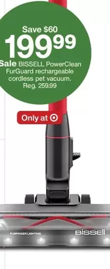 Bissell - PowerClean FurGuard rechargeable cordless pet vacuum