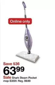 Shark -  Steam Pocket mop S3501