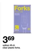 Plastic - Clear  Forks